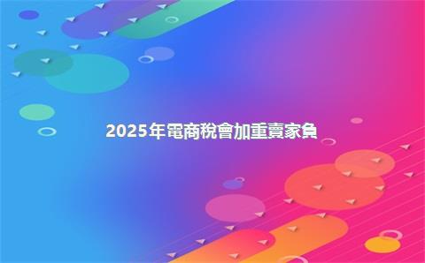 2025年電商稅會加重賣家負(fù)擔(dān)嗎？