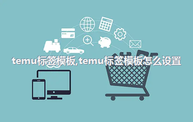 temu标签模板，temu标签模板怎么设置