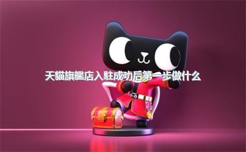 天貓旗艦店入駐成功后第一步做什么？